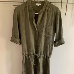 James Perse  linen shirt dress